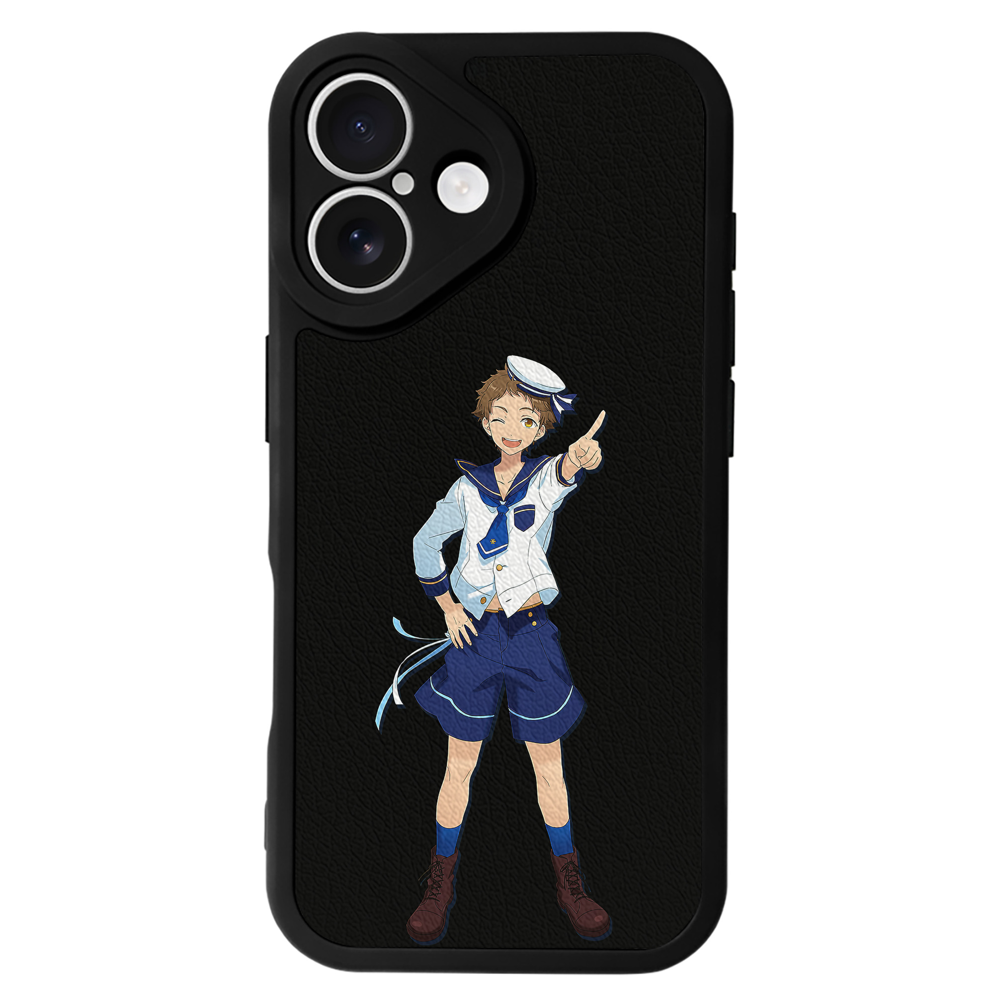 （画像用） あんさんぶるスターズ! Ensemble Stars 【iPhone 16シリーズ対応】シリコンスマホケース（レザー調） 材質：シリコン